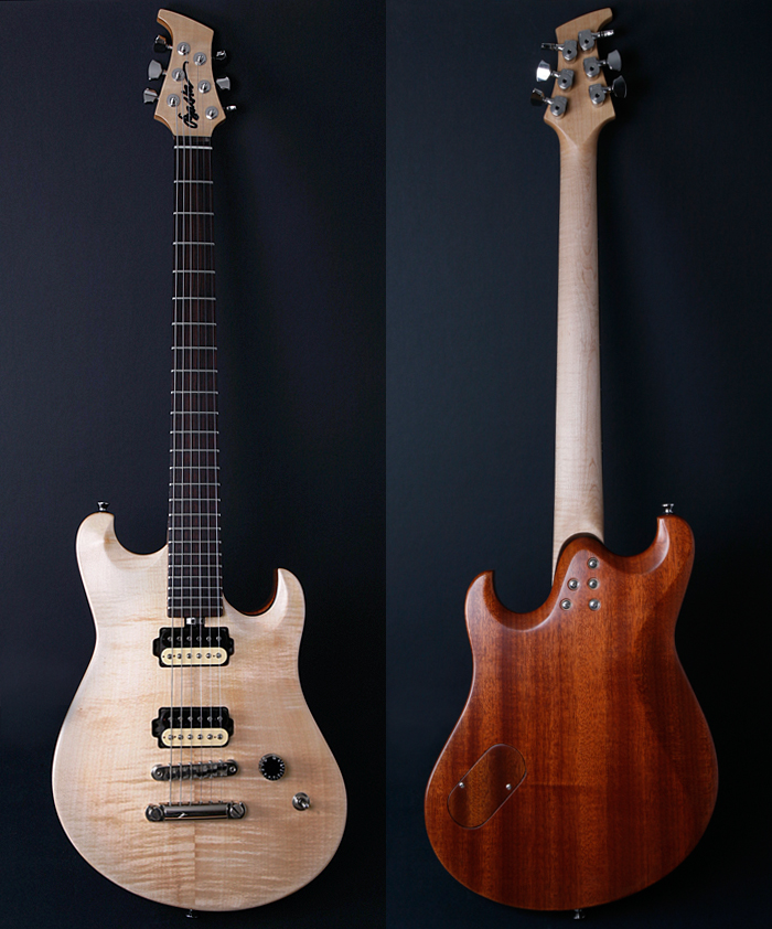 mahogany body maple neck